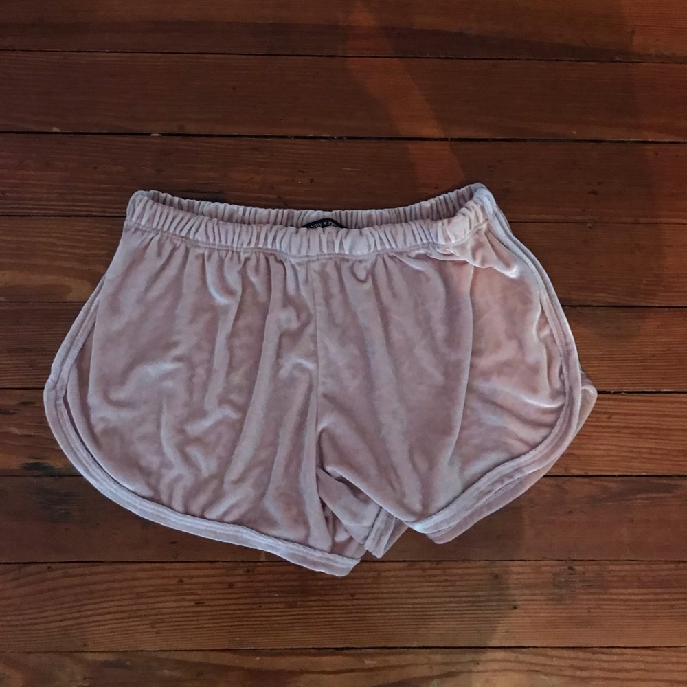 Brandy Melville velvet shorts